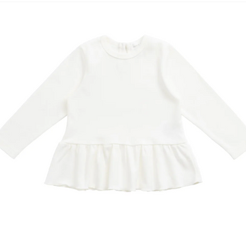 Pima Cotton Bailey Flutter Top - Little Kinfolk Boutique | Children's Clothing Regina, SK
