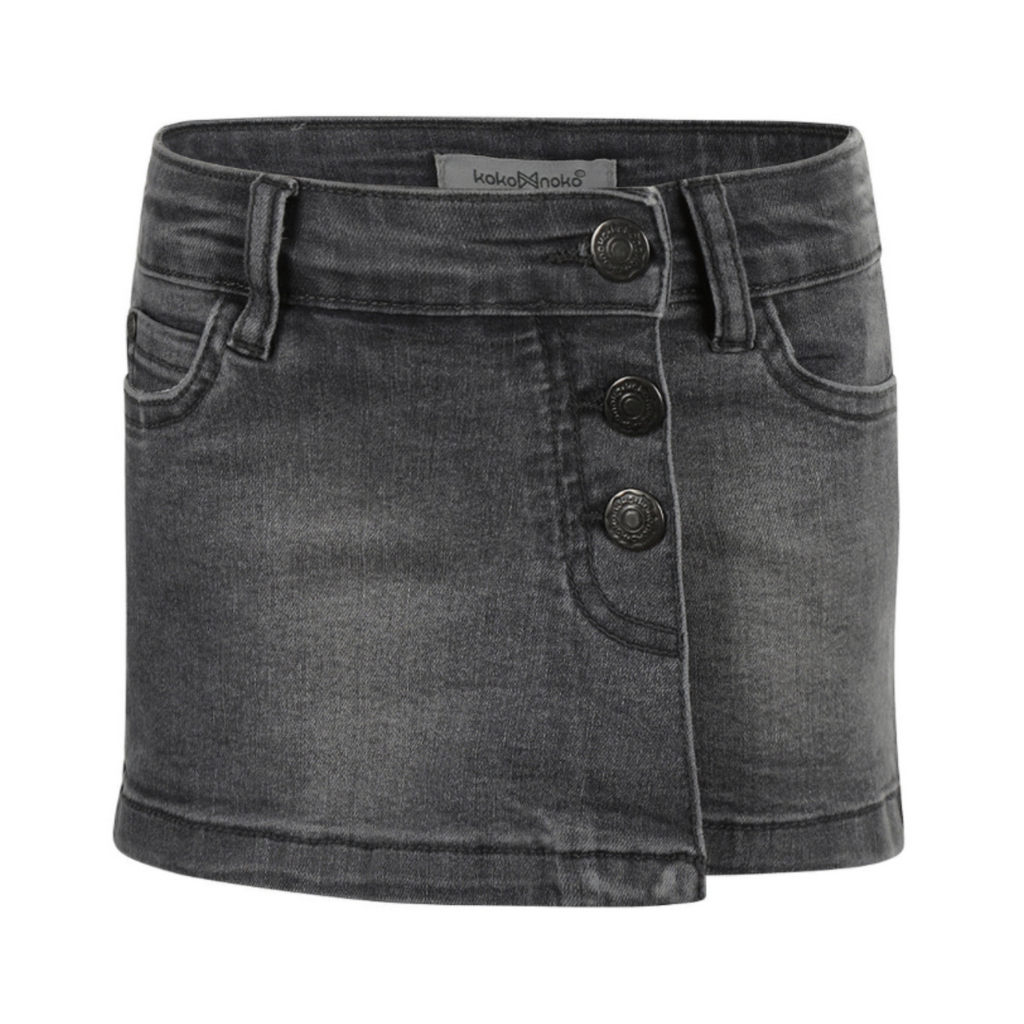 Gwen Denim Skort - Little Kinfolk Boutique | Children's Clothing Regina, SK
