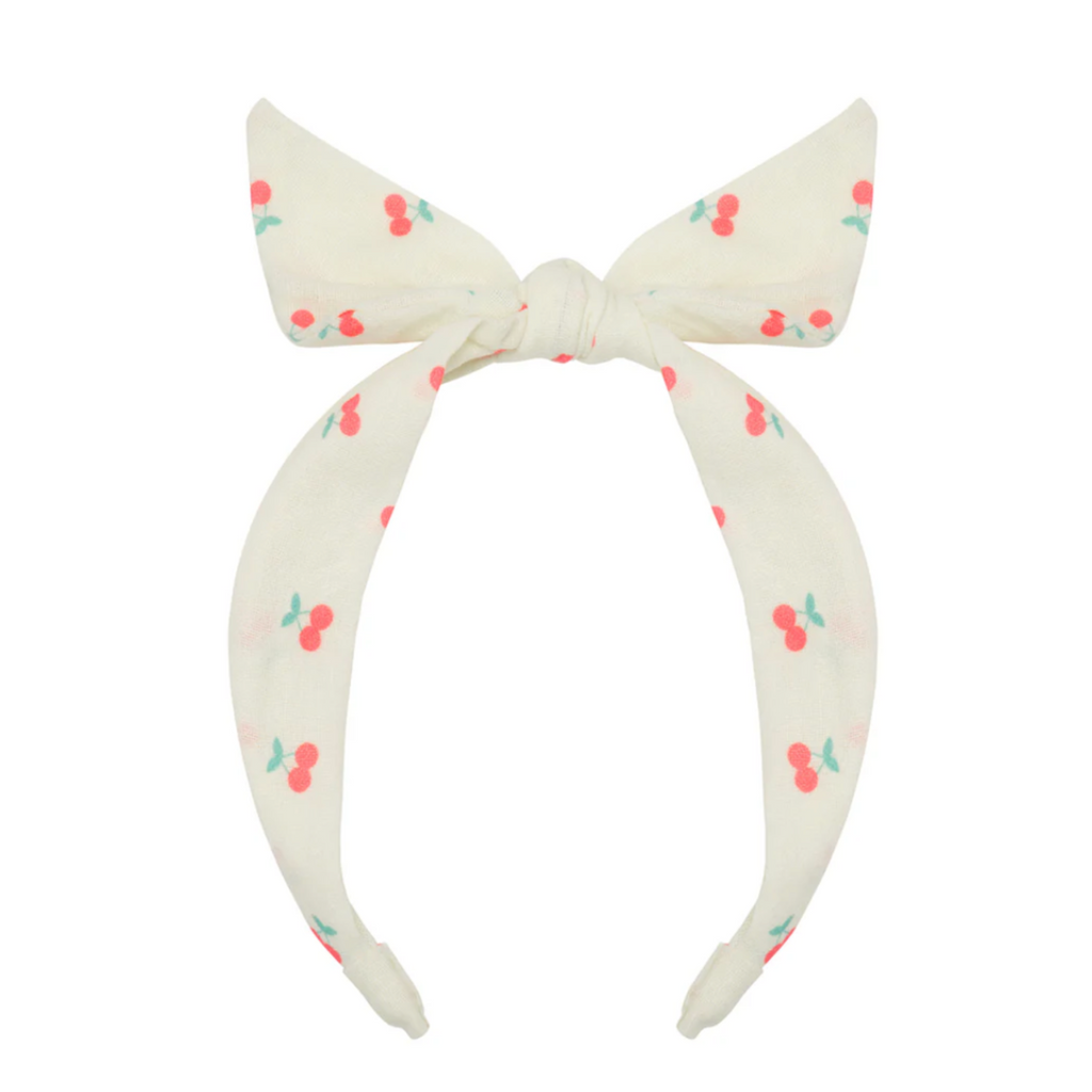 Cherry Stripe Knotted Headband - Little Kinfolk Boutique | Children's Clothing Regina, SK