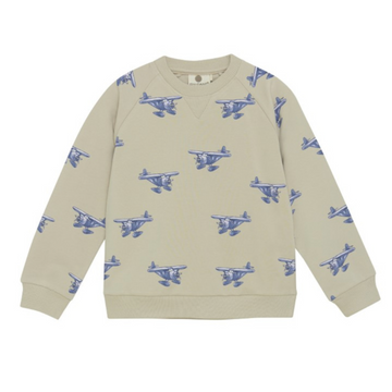 Wright Plane Sweat Shirt - Little Kinfolk Boutique | Children's Clothing Regina, SK