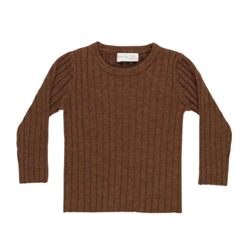 Pepper Knit Long Sleeve Top PRE-SALE - Little Kinfolk Boutique | Children's Clothing Regina, SK