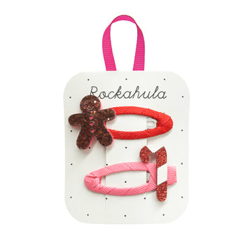 Gingerbread & Candy Cane Clips - Little Kinfolk Boutique | Children's Clothing Regina, SK
