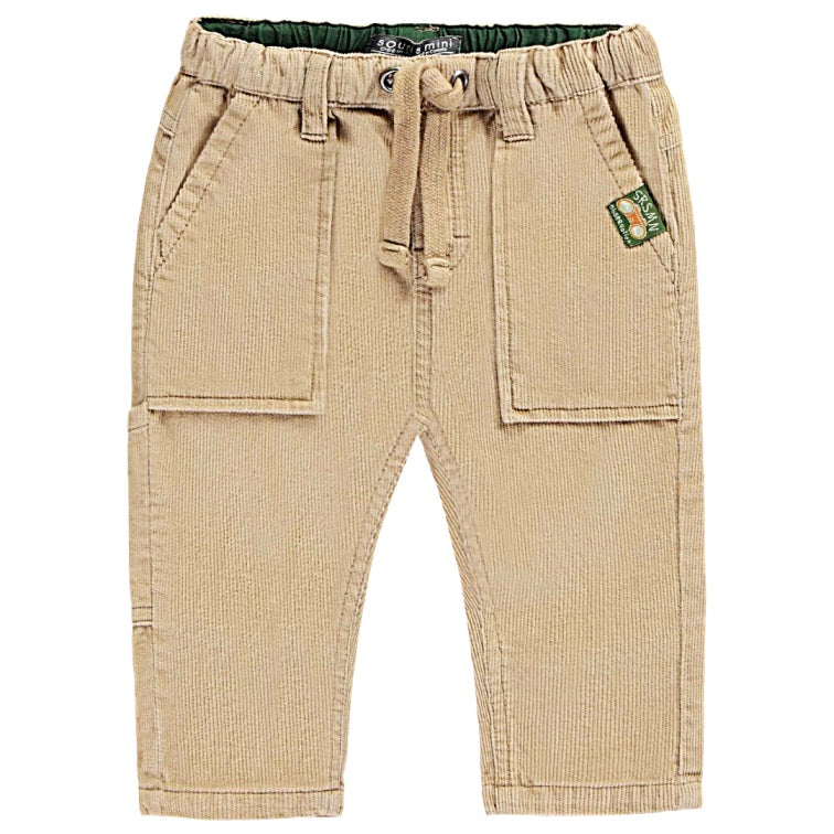 Billy Beige Corduroy Relaxed Fit Pants - Little Kinfolk Boutique | Children's Clothing Regina, SK