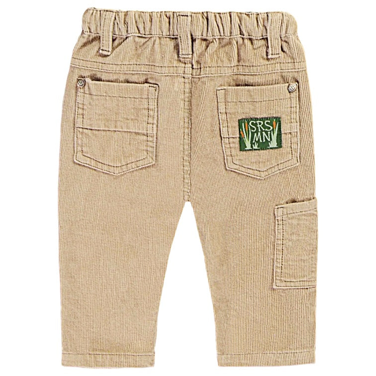 Billy Beige Corduroy Relaxed Fit Pants - Little Kinfolk Boutique | Children's Clothing Regina, SK