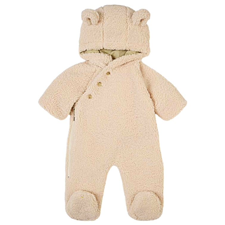 Butter Cream Baby Bear Play Suit - Little Kinfolk Boutique | Children's Clothing Regina, SK