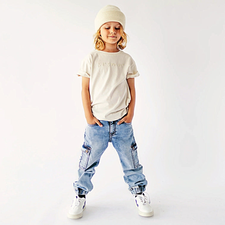 Adam Acid-Wash Denim - Little Kinfolk Boutique | Children's Clothing Regina, SK