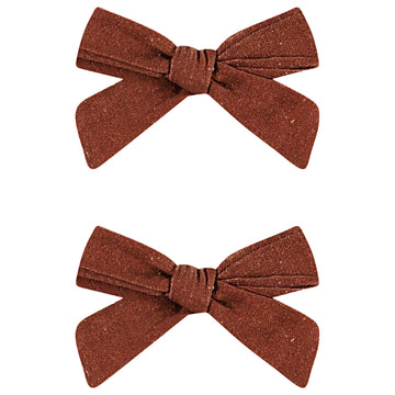 Brick Bows Set of 2 - Little Kinfolk Boutique | Children's Clothing Regina, SK