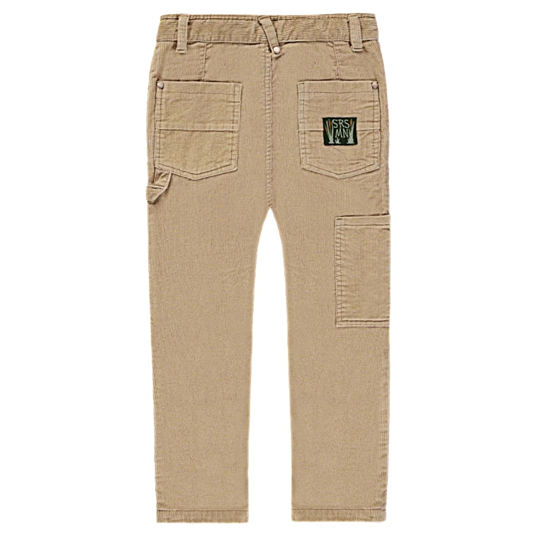 Billy Beige Corduroy Relaxed Fit Pants - Little Kinfolk Boutique | Children's Clothing Regina, SK