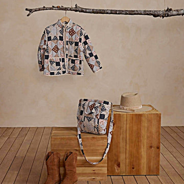 Cassandra Patchwork Jacket - Little Kinfolk Boutique | Children's Clothing Regina, SK