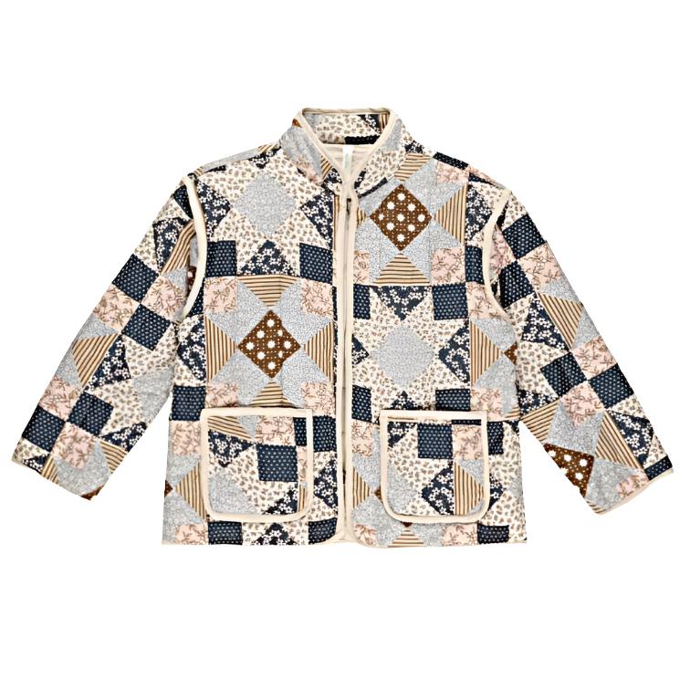 Cassandra Patchwork Jacket - Little Kinfolk Boutique | Children's Clothing Regina, SK