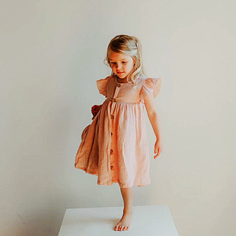 Delilah Ruffle Dress - Little Kinfolk Boutique