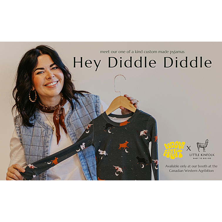 MOONFRUIT x LITTLE KINFOLK Hey Diddle Diddle Pyjama - Little Kinfolk Boutique | Children's Clothing Regina, SK