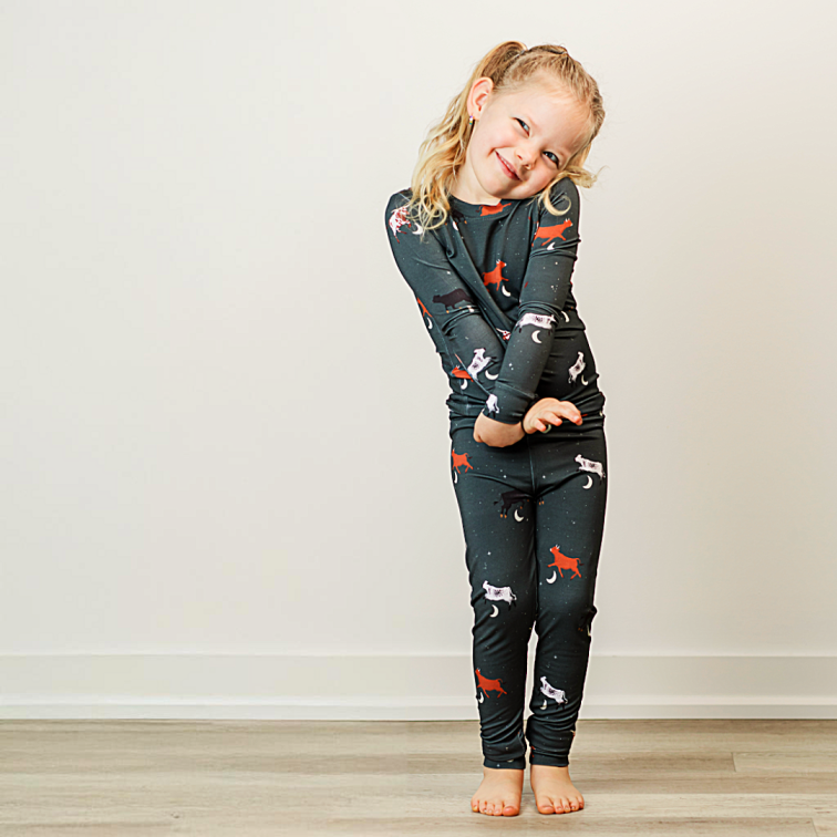 MOONFRUIT x LITTLE KINFOLK Hey Diddle Diddle Pyjama - Little Kinfolk Boutique | Children's Clothing Regina, SK