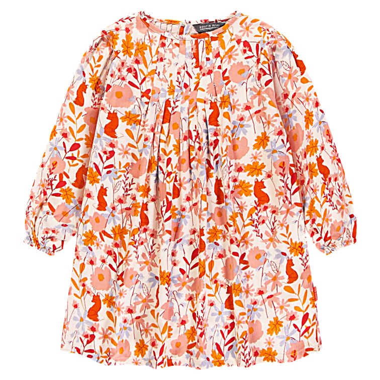 Louisa Long Sleeve Floral Dress - Little Kinfolk Boutique | Children's Clothing Regina, SK