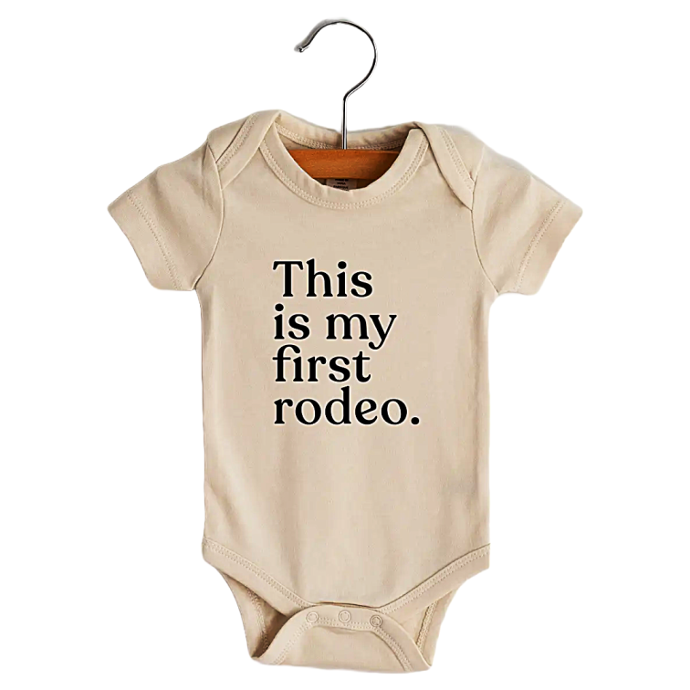 "This Is My First Rodeo" L/S Bodysuit - Little Kinfolk Boutique | Children's Clothing Regina, SK