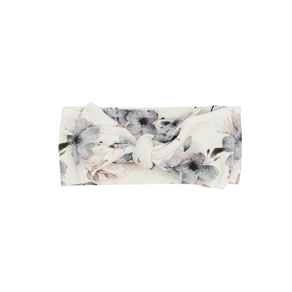 Frosty Floral Bamboo Headband - Little Kinfolk Boutique | Children's Clothing Regina, SK