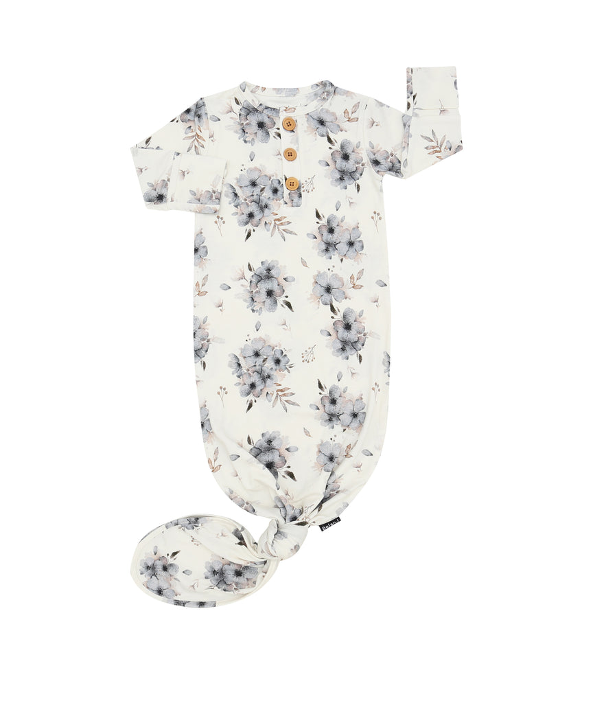 Frosty Floral Sleep Gown - Little Kinfolk Boutique | Children's Clothing Regina, SK