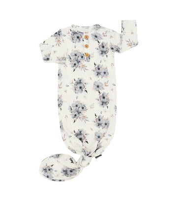 Frosty Floral Sleep Gown - Little Kinfolk Boutique | Children's Clothing Regina, SK