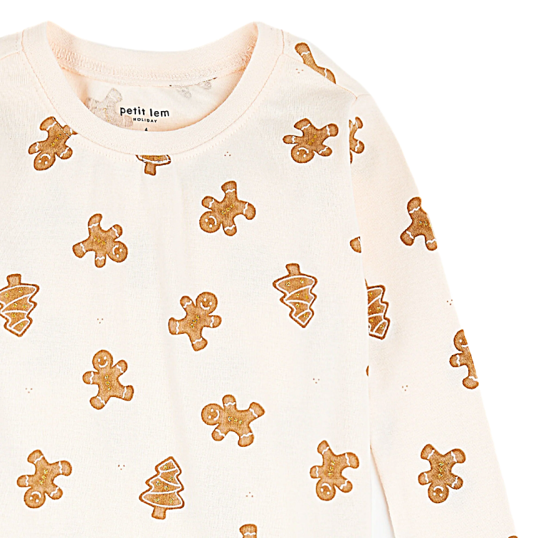 Gingerbread 2 Piece PJ Set - Little Kinfolk Boutique | Children's Clothing Regina, SK