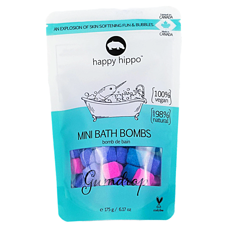 Happy Hippo Bath Co. Mini Bath Bombs - Little Kinfolk Boutique | Children's Clothing Regina, SK