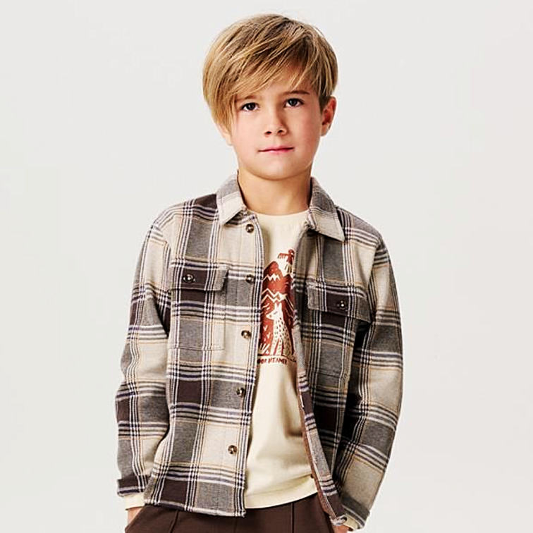 Harlow Plaid Shirt - Little Kinfolk Boutique | Children's Clothing Regina, SK