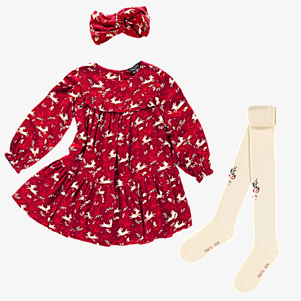 Holiday Festive Tights - Little Kinfolk Boutique | Children's Clothing Regina, SK