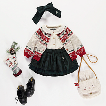 Lottie Holiday Skirt - Little Kinfolk Boutique | Children's Clothing Regina, SK