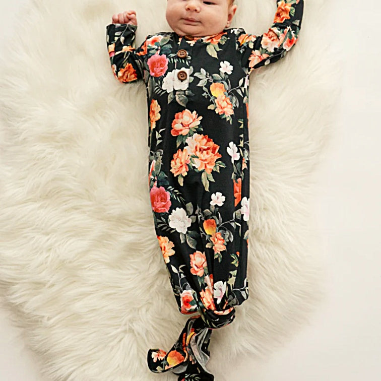 Knotted Sleep Gowns - Little Kinfolk Boutique | Children's Clothing Regina, SK