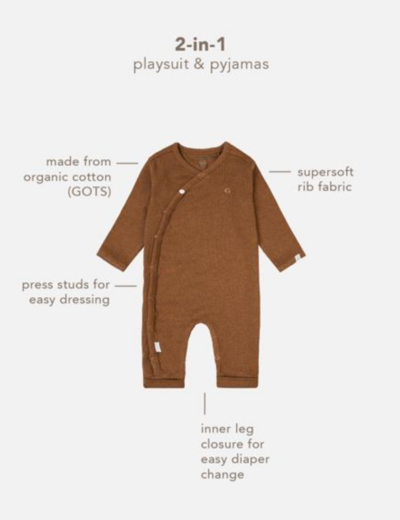 Playsuit Ribbed Nevis - Little Kinfolk Boutique