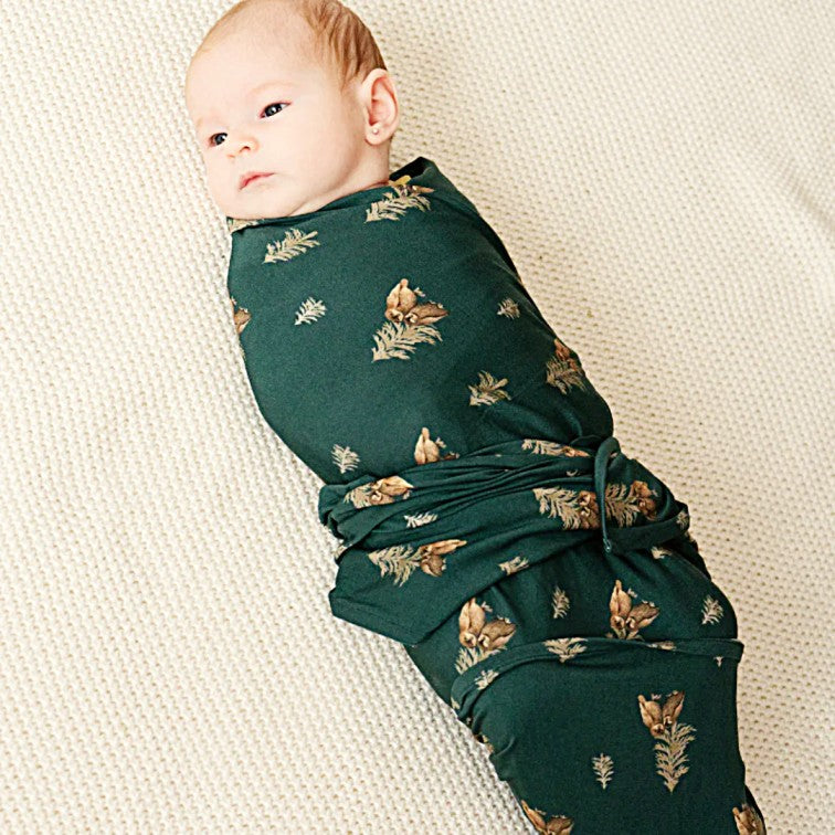 Owls Swaddle Blanket - Little Kinfolk Boutique | Children's Clothing Regina, SK