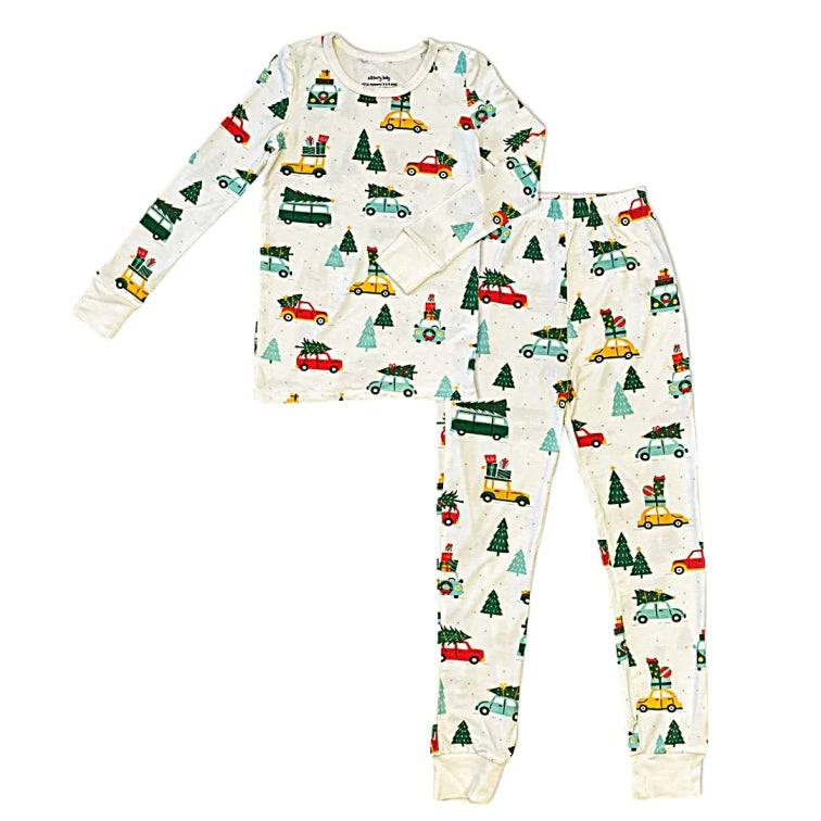 Holly Jolly Christmas PJ Set - Little Kinfolk Boutique | Children's Clothing Regina, SK