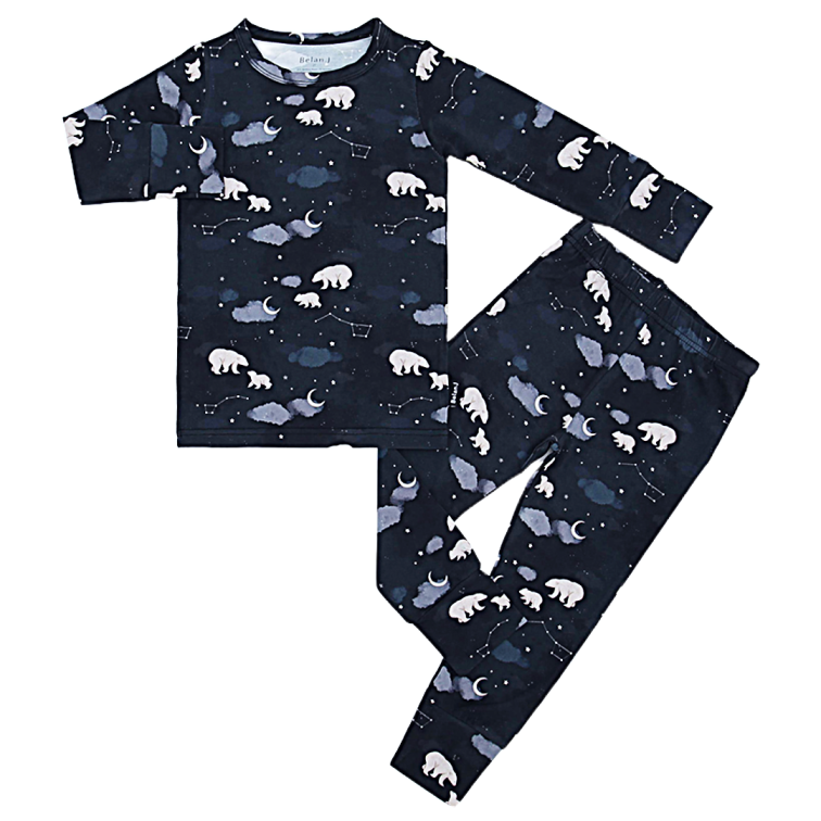 Polar Bear 2 Piece PJ Set - Little Kinfolk Boutique | Children's Clothing Regina, SK