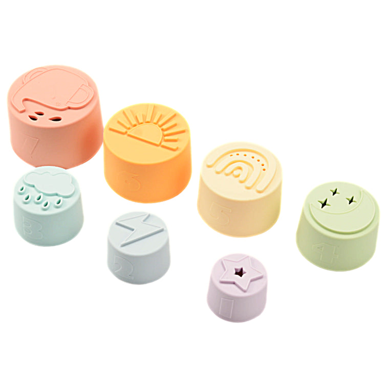 Loulou Silicone Stacking Cups - Little Kinfolk Boutique