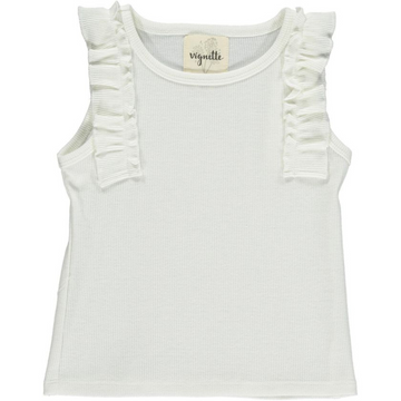 Raj Ruffle Tank - Little Kinfolk Boutique | Children's Clothing Regina, SK