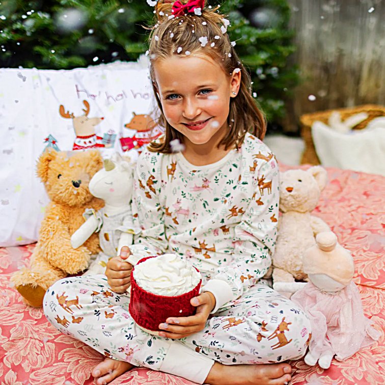 Reindeer Holiday Pyjamas - Little Kinfolk Boutique | Children's Clothing Regina, SK