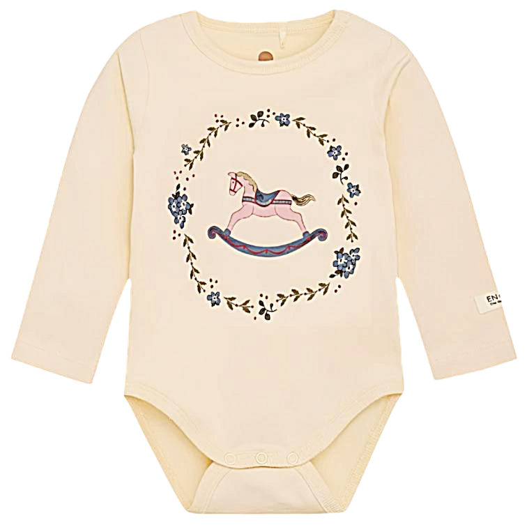 Rocking Horse Bodysuit - Little Kinfolk Boutique | Children's Clothing Regina, SK