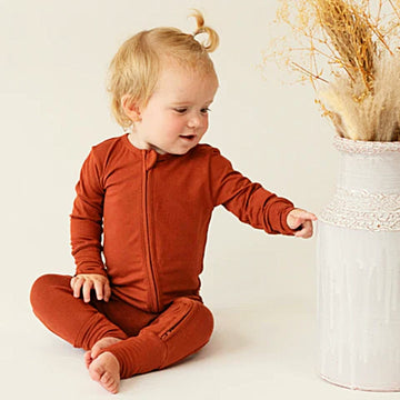 Rust Sleeper - Little Kinfolk Boutique | Children's Clothing Regina, SK