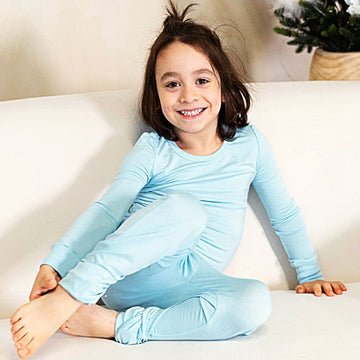 Sky Blue PJ Set - Little Kinfolk Boutique | Children's Clothing Regina, SK