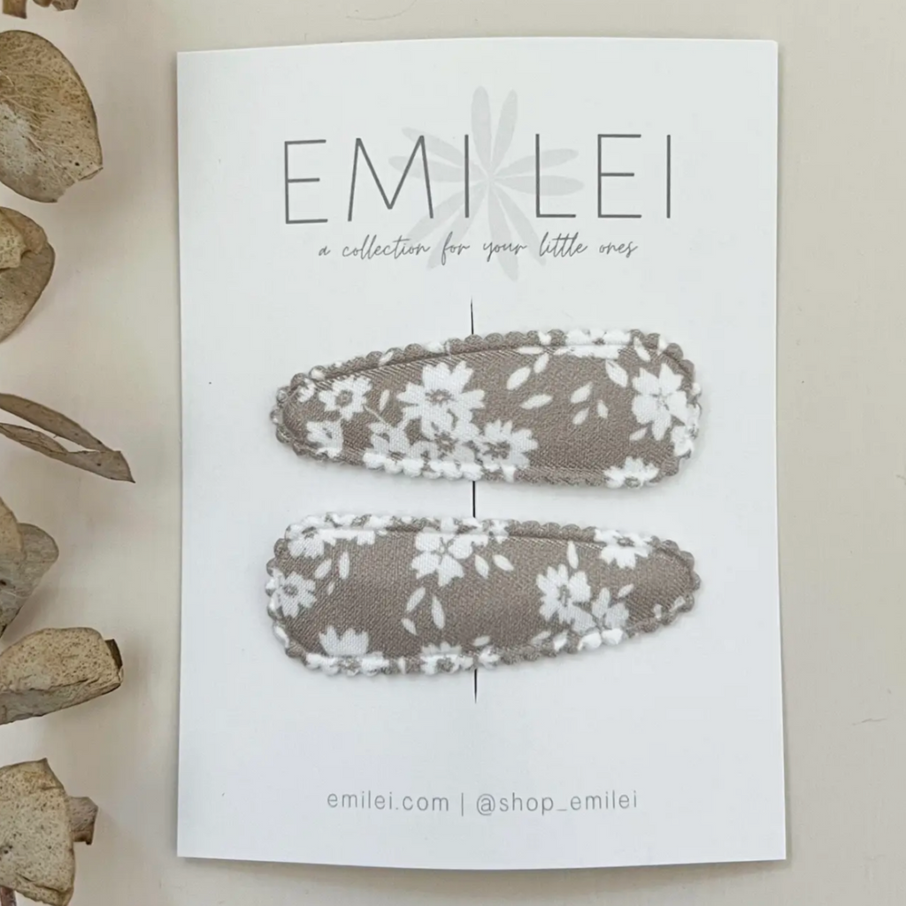 EMI LEI Snap Barrettes - Little Kinfolk Boutique