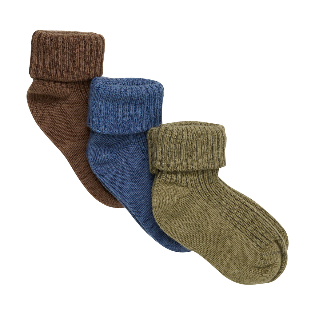 Elliott Ribbed Socks 3 pack - Little Kinfolk Boutique | Children's Clothing Regina, SK