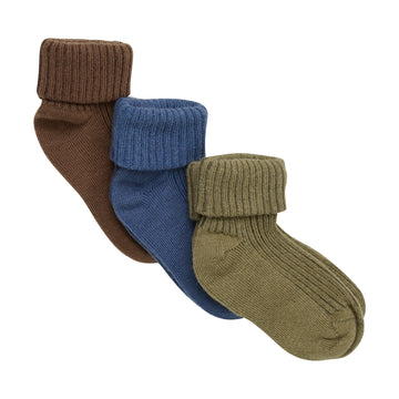 Elliott Ribbed Socks 3 pack - Little Kinfolk Boutique | Children's Clothing Regina, SK