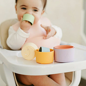 Loulou Silicone Stacking Cups - Little Kinfolk Boutique