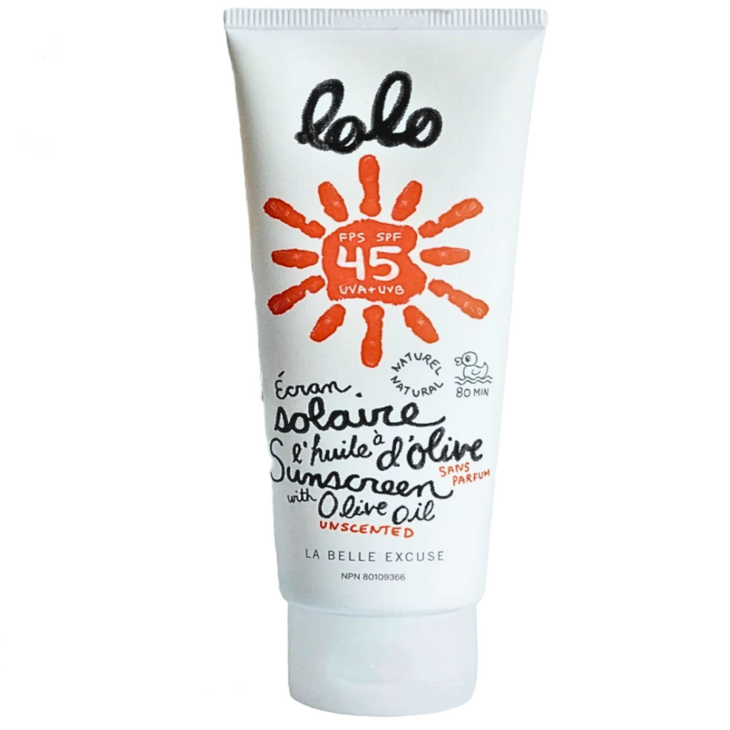 Lolo Olive Oil Sunscreen *Unscented* - Little Kinfolk Boutique | Children's Clothing Regina, SK