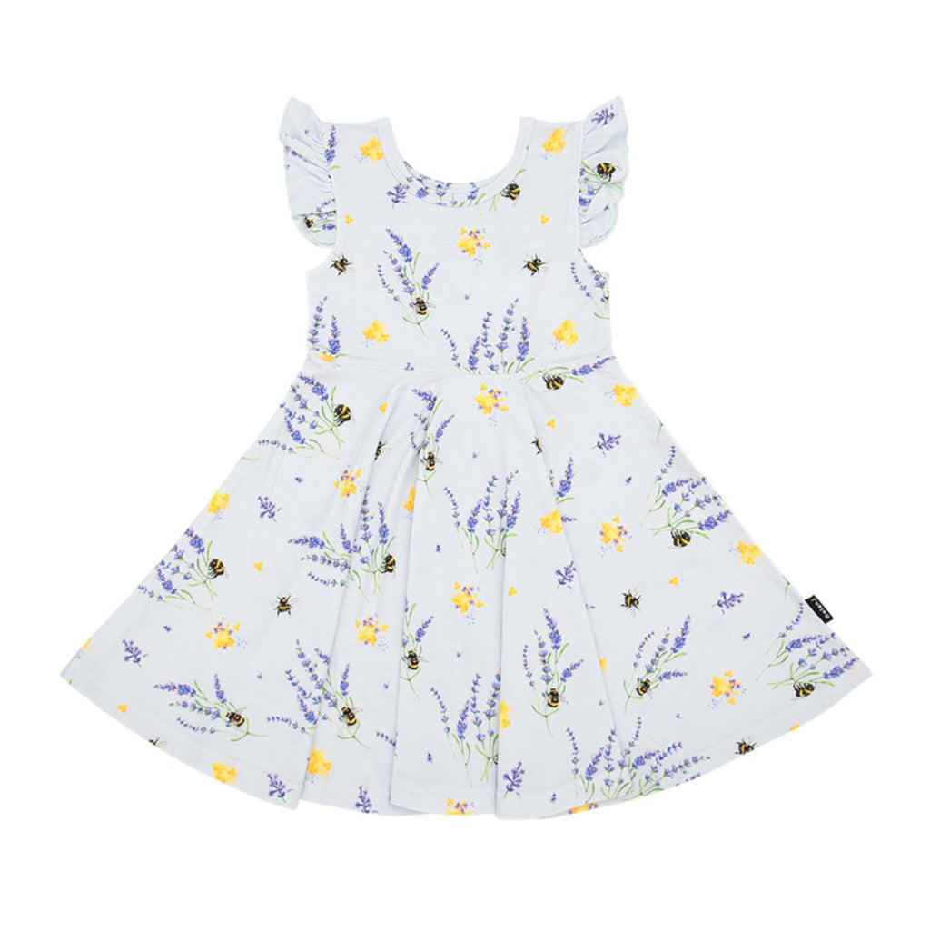 Sweet B Ruffle Strap Tiered Dress - Little Kinfolk Boutique | Children's Clothing Regina, SK