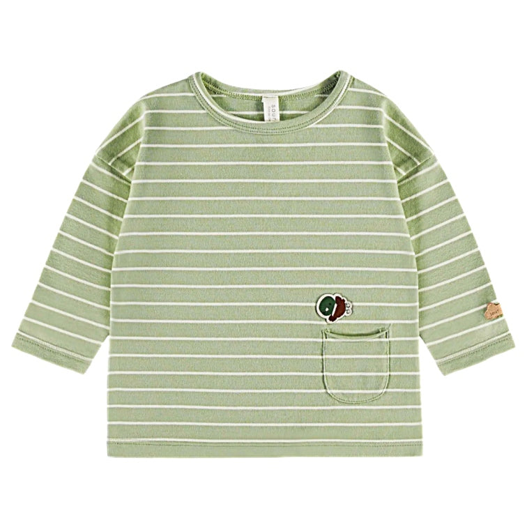 Jersey Striped Long Sleeve Tee - Little Kinfolk Boutique | Children's Clothing Regina, SK