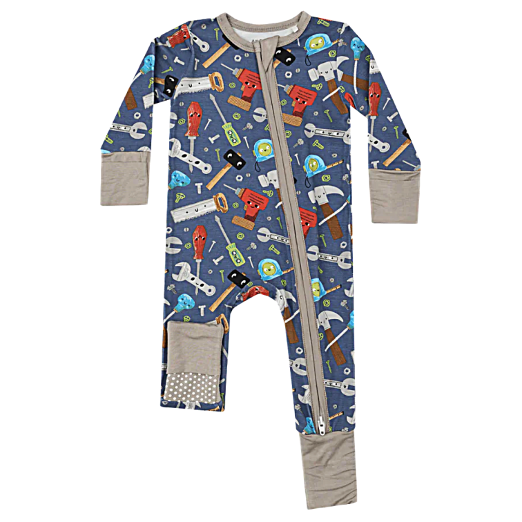 Happy Toolbox Sleeper - Little Kinfolk Boutique | Children's Clothing Regina, SK