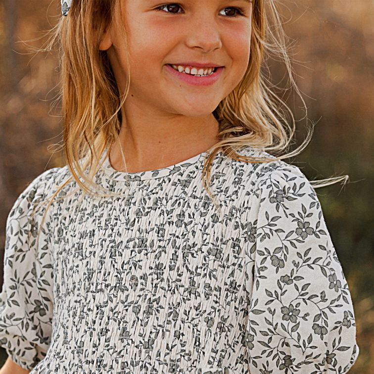 Capri Vines Dress - Little Kinfolk Boutique | Children's Clothing Regina, SK